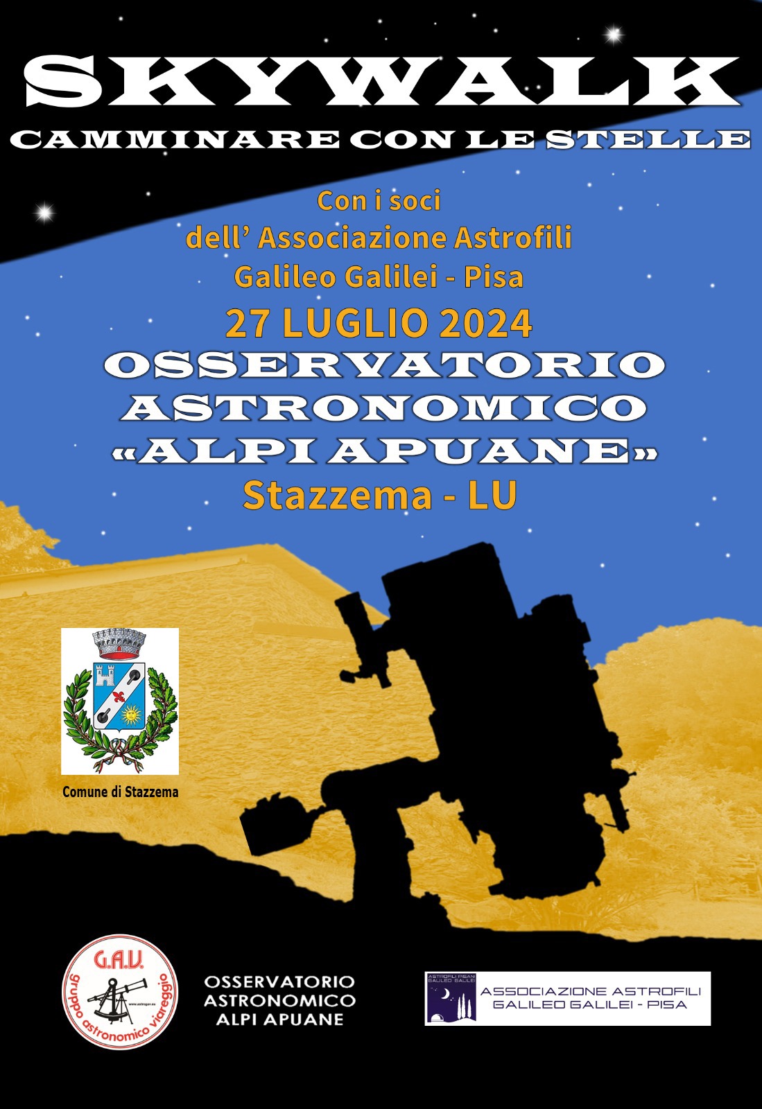 Visita Osservatorio Apuane-Locandina
